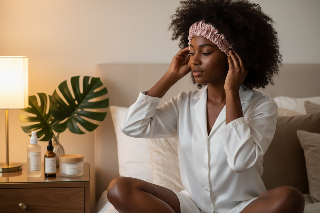 Routine cheveux crépus du soir : comment protéger ses cheveux la nuit - Maison Crepue