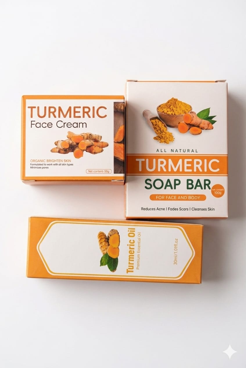 Gamme Soin Visage au Curcuma — Peaux à Imperfections - Maison Crepue