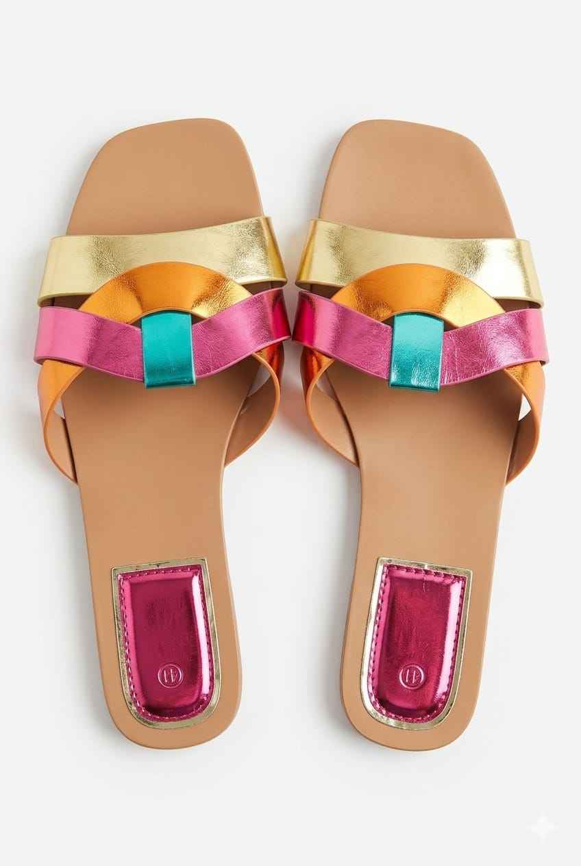 Sandales multicolores femme pointure 41