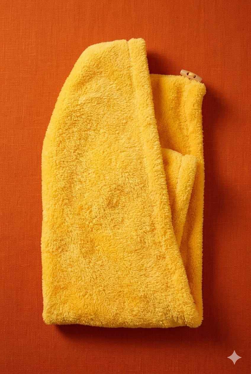 Serviette microfibre séchage rapide cheveux