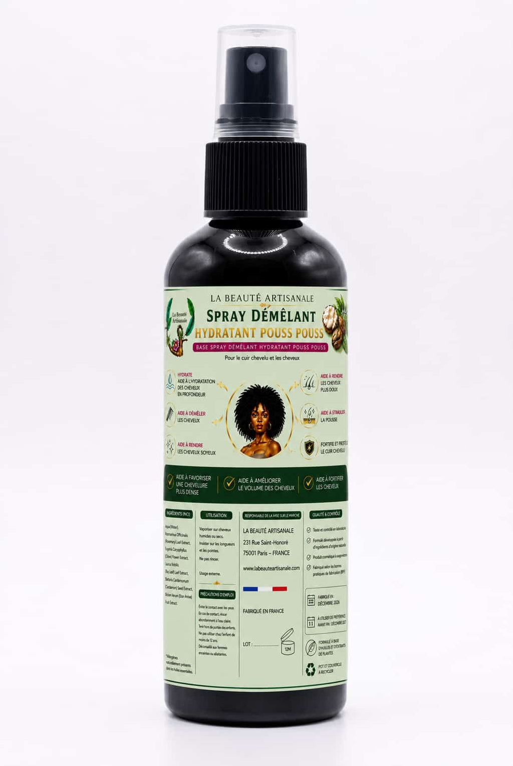 gelée de lin miel cheveux secs