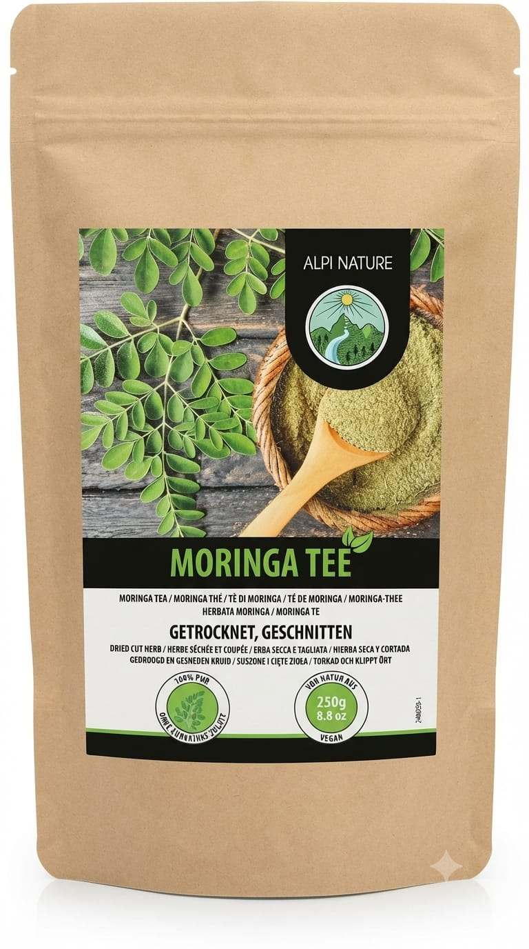 Poudre de Moringa Bio — Complément Naturel 250g - Maison Crepue