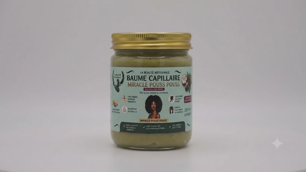 Baume capillaire pousse rapide cheveux crépus – Pouss Pouss