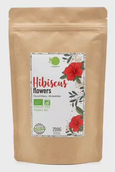feuilles hibiscus bio complément naturel-250 g