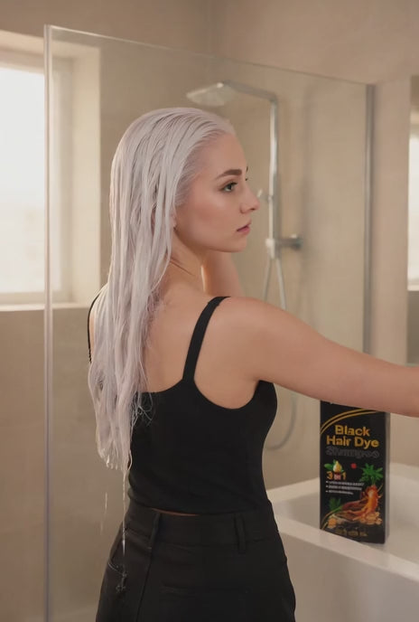 shampoing coloration cheveux blancs naturel SEFUNDUN