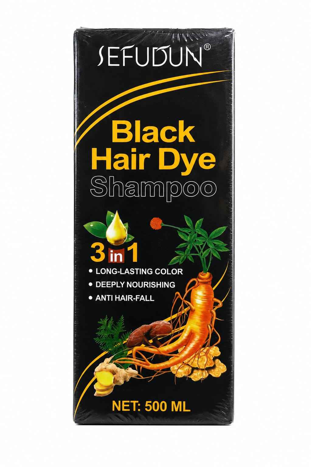 Shampoing coloration cheveux blancs SEFUNDUN